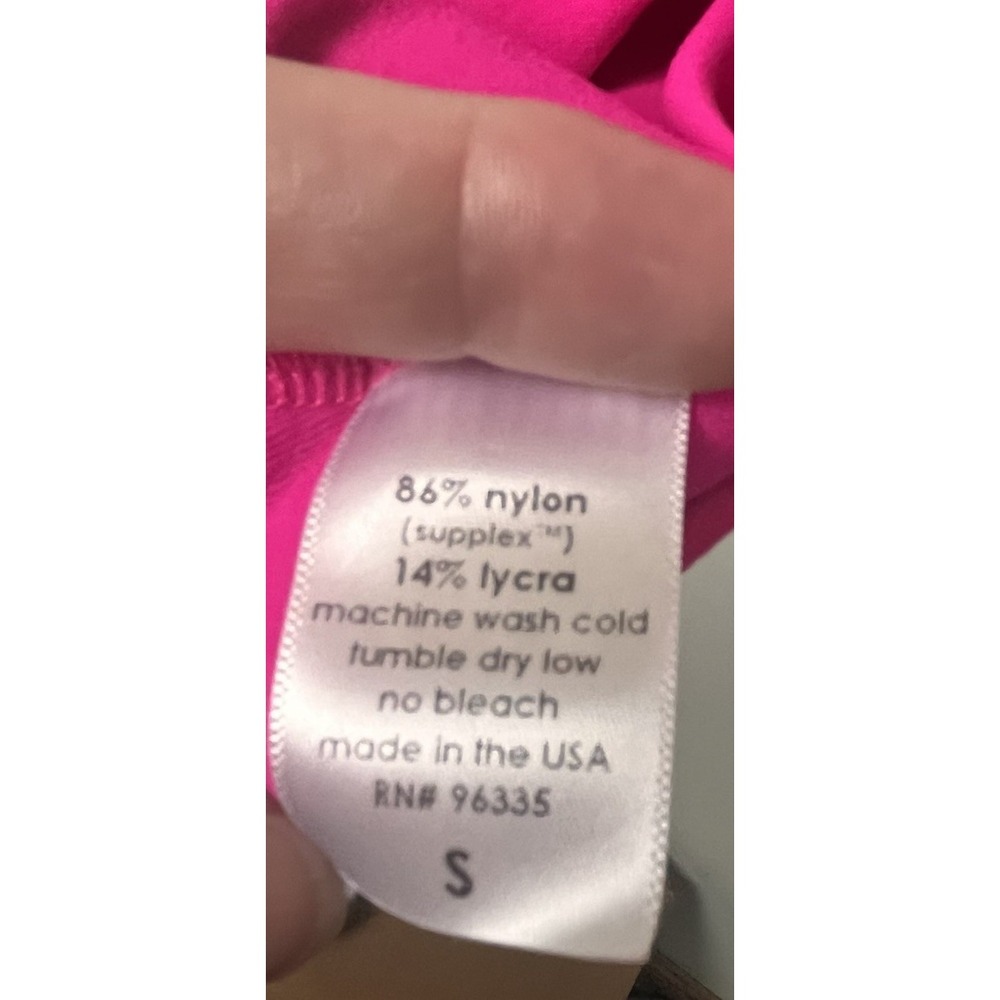 Susana Monaco Hot Pink V-Neck Pleated Fit and Flare Mini Dress Small Made in USA - Picture 5 of 8
